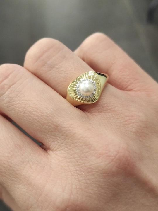 Jools Damen Silber Vergoldetes Ring Jools Damen Silber Vergoldetes Ring