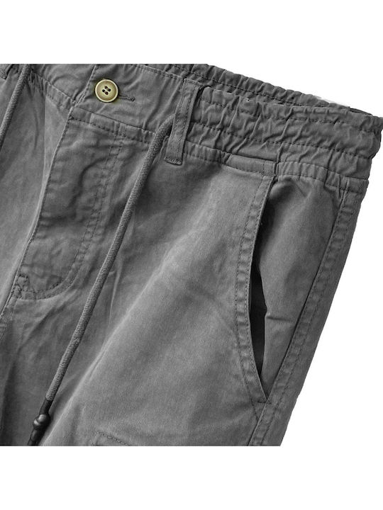 Cargo Elastic Gray Trousers