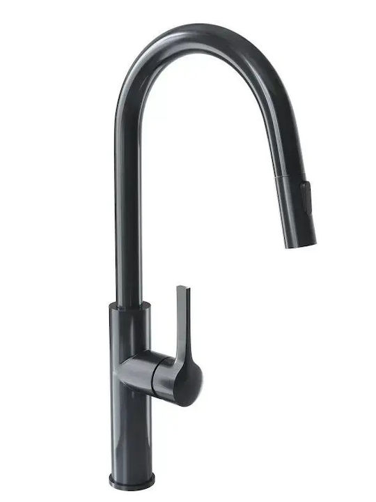 Globalo Fala Küchenarmatur Zähler mit Abnehmbare Dusche Graue