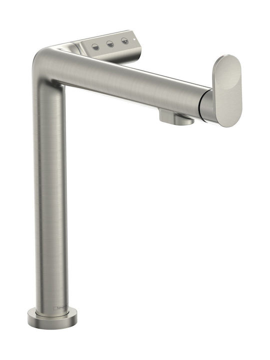Hansgrohe Küchenarmatur Zähler Grau