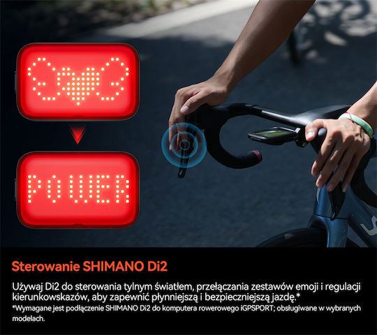 Igpsport Lumină Spate Bicicletă