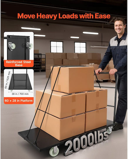 Vevor Platform Trolley for Load Weight up to 900kg
