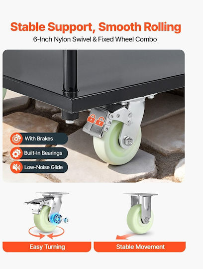Vevor Platform Trolley for Load Weight up to 900kg