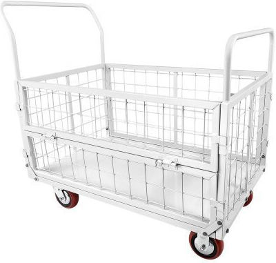 Vevor Collapsible Platform Trolley for Load up to 907kg in Gray Colour