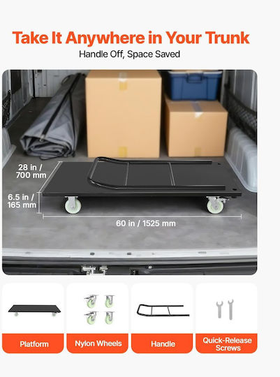 Vevor Platform Trolley for Load Weight up to 900kg