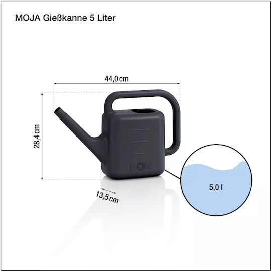 Lechuza Moja Watering Can 44x14x29cm 5lt Plastic Pink From Germany