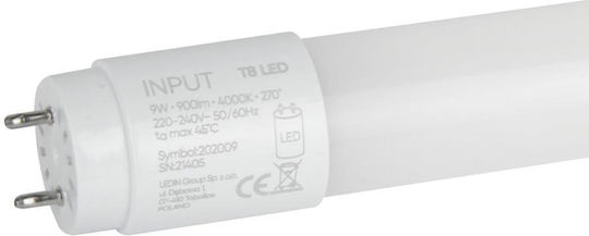 LED line Bec LED 9W Tip Tub 60εκ. pentru Soclu G13 și Formă T8 Alb rece 900lm
