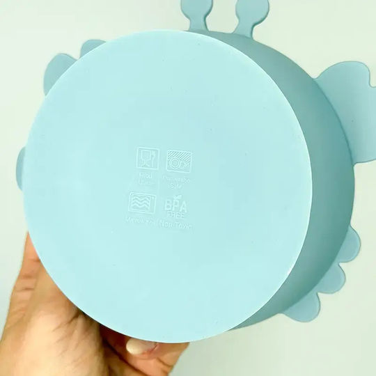 Pandaboo Toddler Food Bowl Silicone Pink