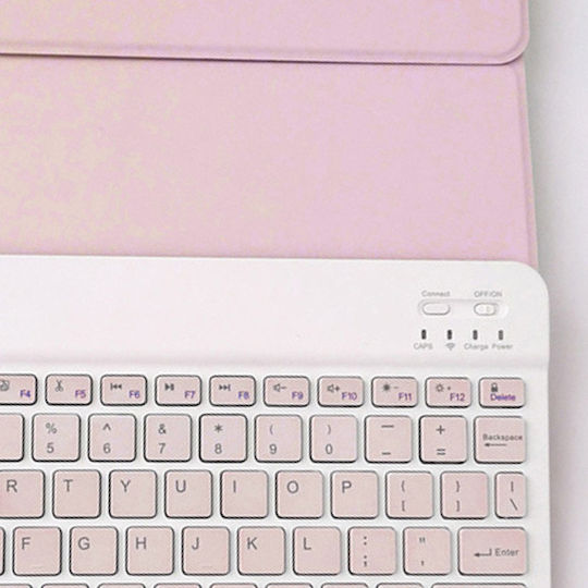Bluetooth Keyboard Case Lenovo Tab P12 Tb-370 Pink