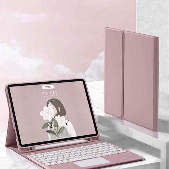 Bluetooth Keyboard Case Touchpad Ipad Pro 13 Gen5 Pink