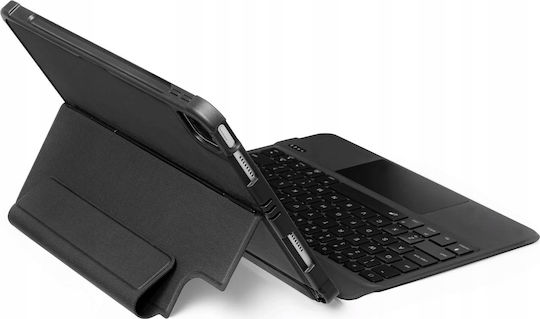 Laut Typ Klappdeckel Schutzhülle Tastatur iPad 10,9" 10/11 G Schwarz
