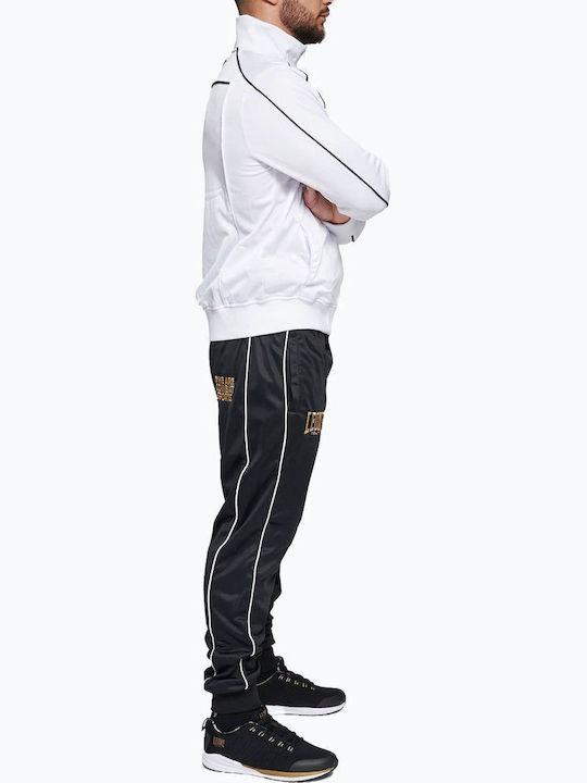 Σετ Φόρμας Γυαλιστερό με Λάστιχο White / Black