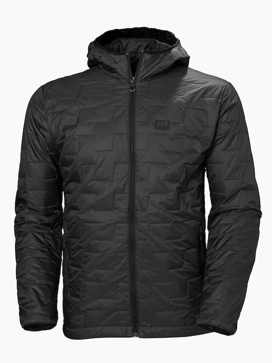 Lifaloft Men's Winter Puffer Jacket Black
