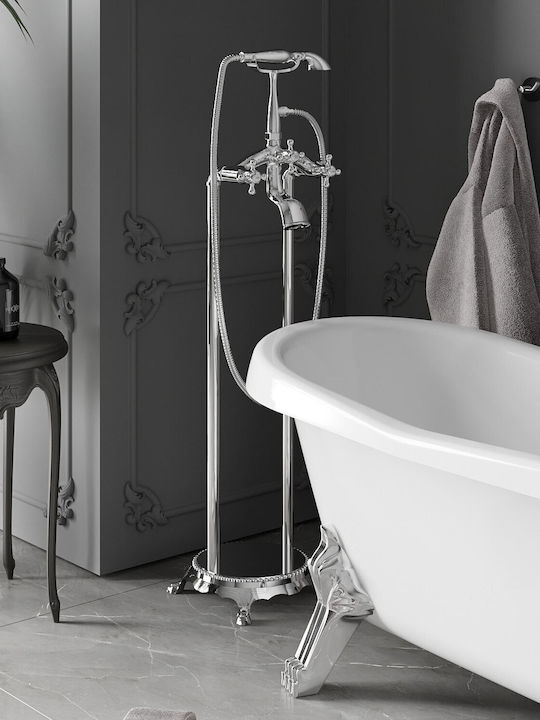 Mexen Retro Mixing Bathtub Faucet Thermostatic Complete Set