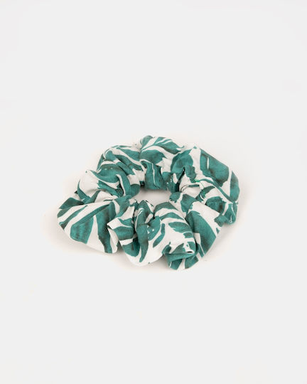 Scrunchie Rayon Mărime One Size Verde Imprimeu
