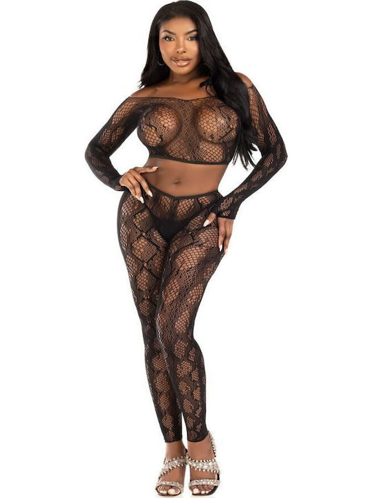 Leg Avenue Sexy Strumpfhosen Schwarz