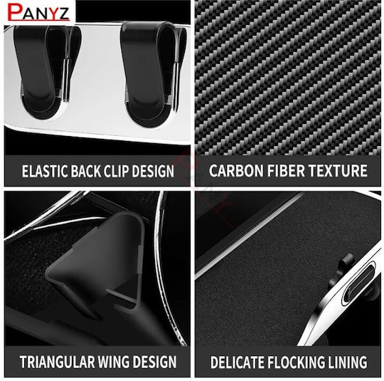 Eyeglass Case Car Sun Visor Carbon Abs 69-23500