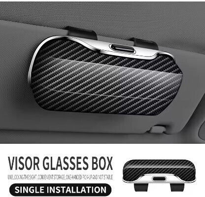 Eyeglass Case Car Sun Visor Carbon Abs 69-23500