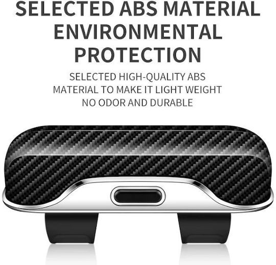 Husă pentru Ochelari Parasolar Auto Neagră Abs 69-23501