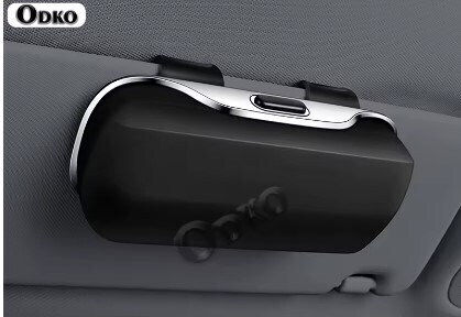 Husă pentru Ochelari Parasolar Auto Neagră Abs 69-23501
