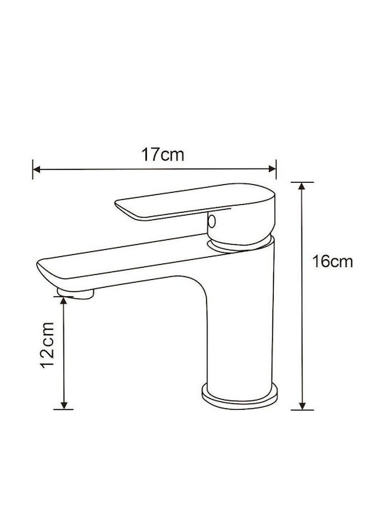 Mexen Mixing Shower Faucet Complete Set Gold
