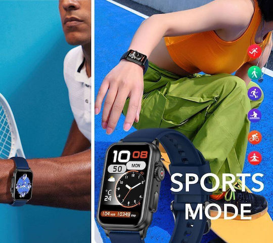 Rubicon Rncf06 Smartwatch Navy Blue