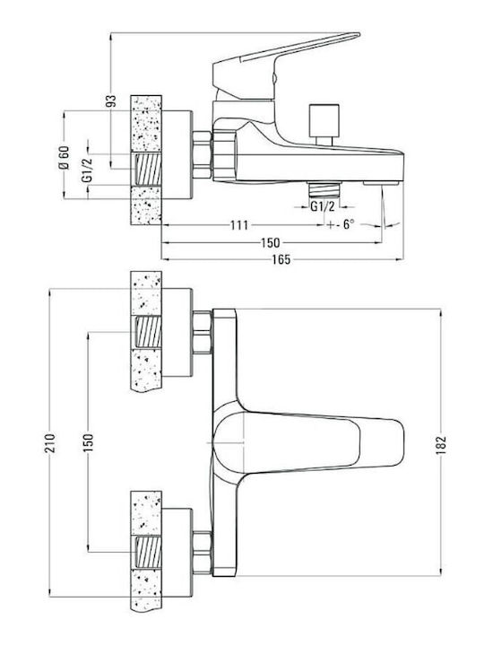Deante Mischbatterie Für Dusche Thermostatisch