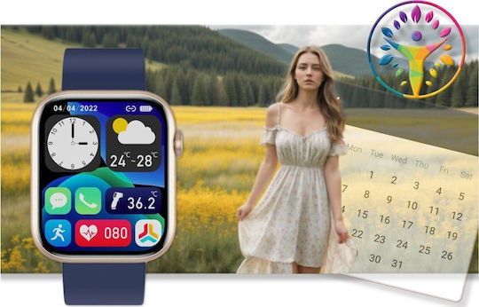 Smartwatch Gravity Gt3-4 Granatowy