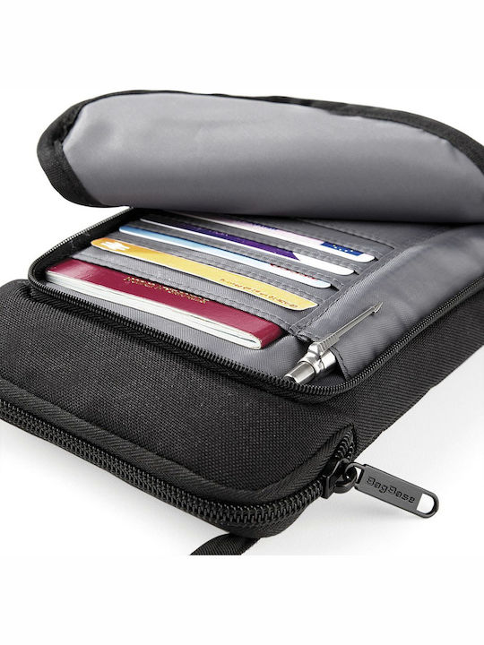 Herrenbrieftasche Reise Schwarz