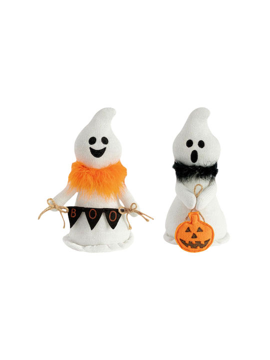 Plush Decorative Lamp Pumpkin Orange 2pcs