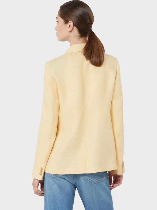 Weekend Maxmara Γυναικείο Σακάκι Yellow