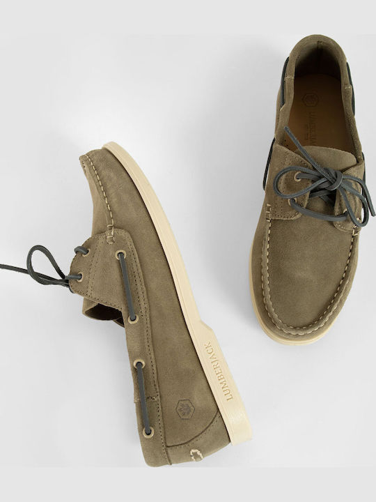 Navigator Ανδρικά Boat Shoes σε Πράσινο Χρώμα