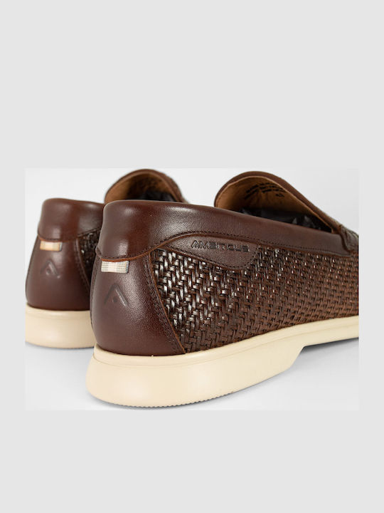 Ανδρικά Loafers σε Καφέ Χρώμα