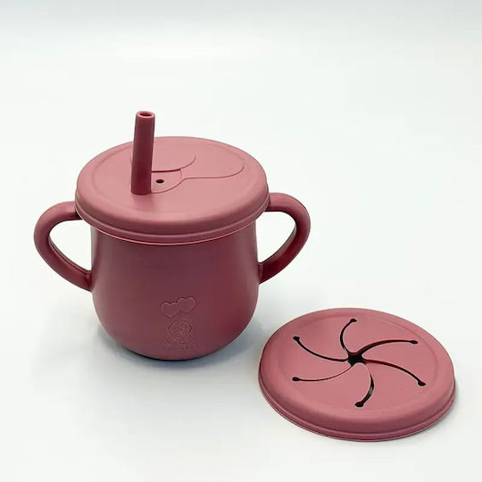Pandaboo Toddler Silicone Cup Pink