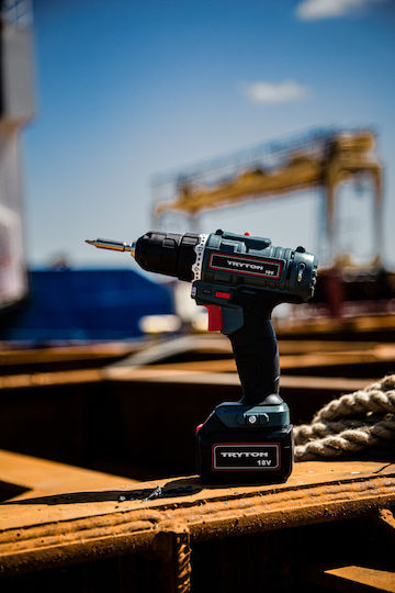 Tryton TFV18B2 Battery Drill Driver 18V 2x1.5Ah