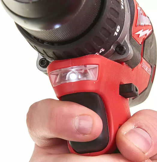 Milwaukee M18 CBLPD-202C Κρουστικό Δραπανοκατσάβιδο Μπαταρίας Brushless 18V 2x2Ah