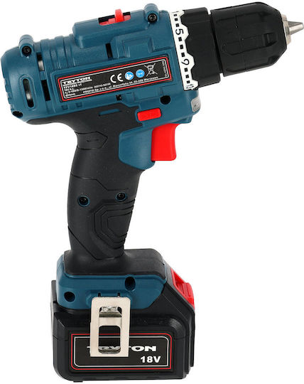 Tryton TFV18B2 Battery Drill Driver 18V 2x1.5Ah