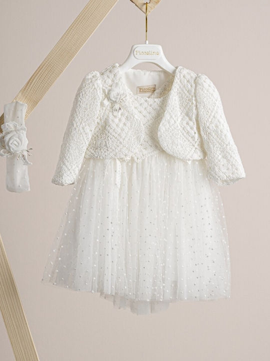Piccolino Thea Ivory Ζακετάκι Βάπτισης