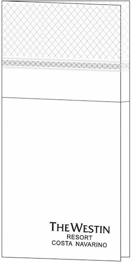 Luxury White Napkin 40x33cm Envelope 2-Ply 16.5gsm 100pcs Finezza 4a-at-14 00053337
