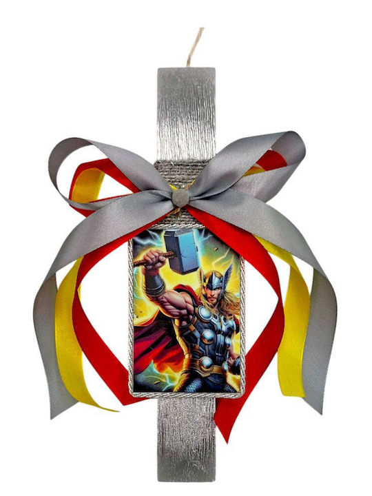 Handgefertigte Wohnungs Mehrfarbige Beduftete Thor Marvel Helden Osterkerze mit Box 25 cm Handgefertigte Wohnungs Mehrfarbige Beduftete Thor Marvel Helden Osterkerze mit Box 25 cm
