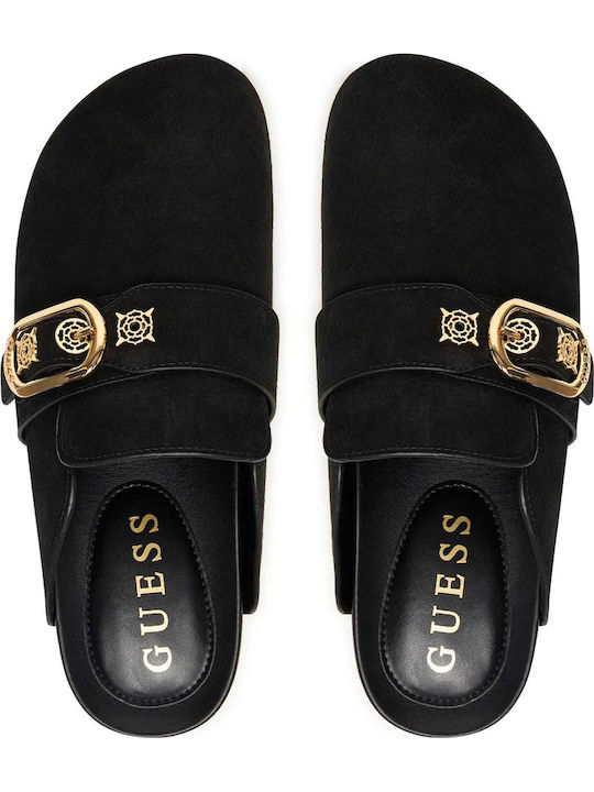 Mules with Heel in Black Colour
