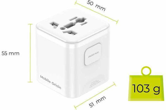 Mobile Origin Adaptor Priză în Universal
