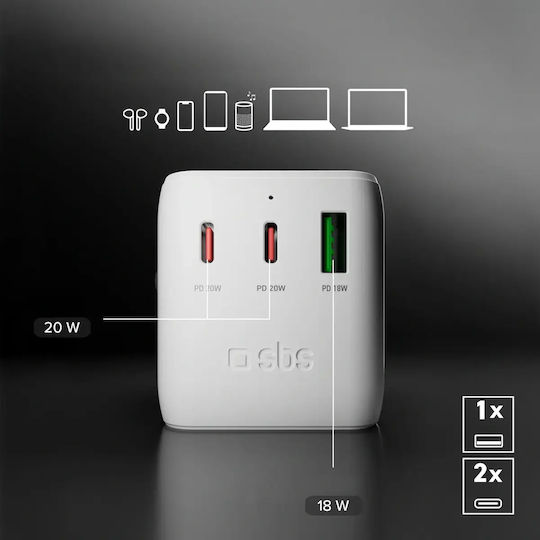SBS Steckdosenadapter zu Universal