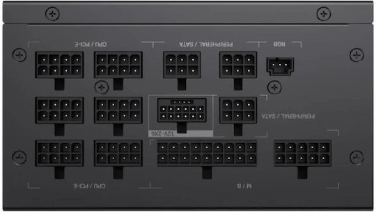 GameMax Lion Core 1000W Черно Захранващо Блокче За Компютър Пълен Модул 80 Plus Platinum