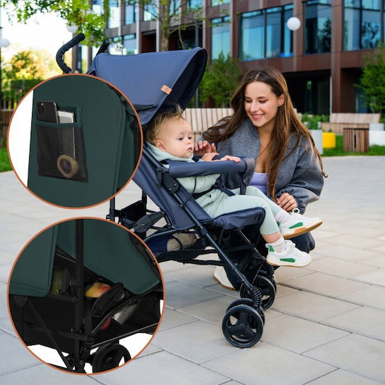 Lionelo Elia Umbrella Stroller Suitable From 6+ Months Green Graphite