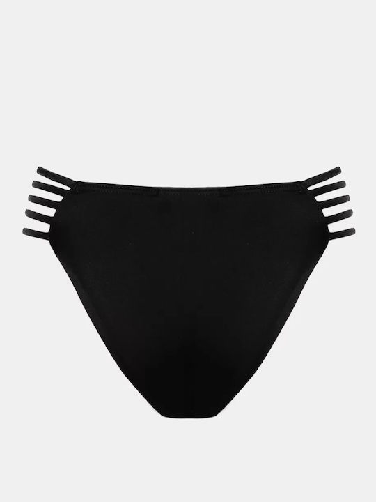 Bikini Bottoms Black Slip