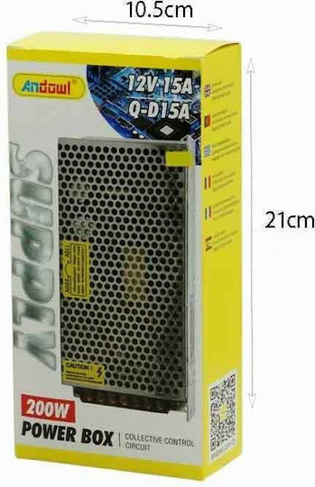 Andowl Qd15a LED-Netzteil Leistung 200W mit Ausgangsspannung 12V