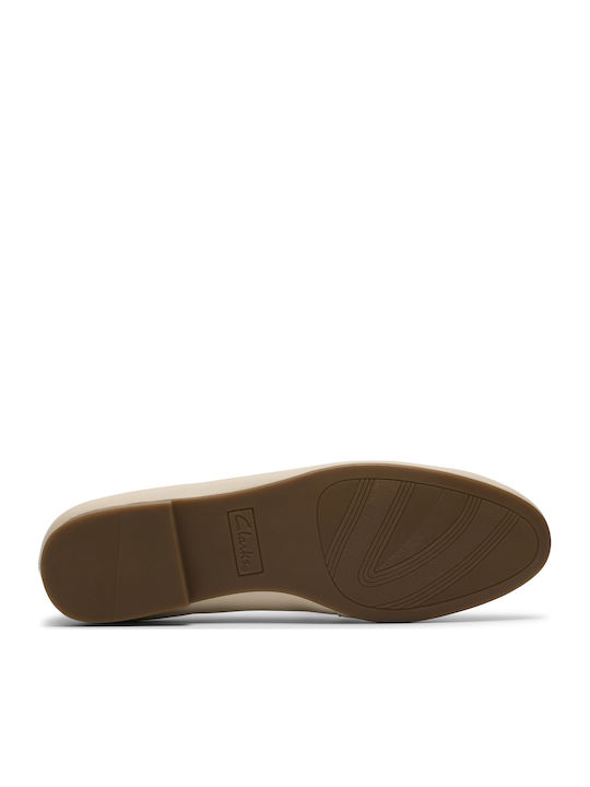 Mocasini De Damă Din Piele În Culoare Albă