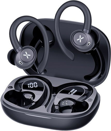 Tracer T11 In Ear Безжични Слушалки с Устойчивост на Изпотяване и Калъф за Зареждане Черни