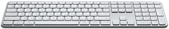 Satechi Slim EX3 Ασύρματο Bluetooth Πληκτρολόγιο Αγγλικό US Συμβατό με Mac Ασημί